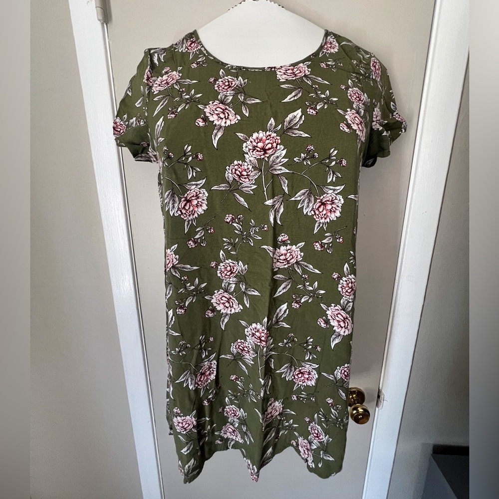 Floral Green Dress
